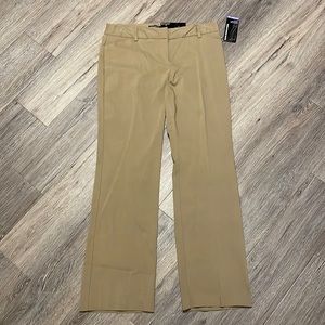 George Ladies Khaki Pants, Size 8 Petite, Straight Leg